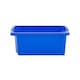 image 3 of Wham Stack & Store 4 x 16L Plastic Storage Boxes | Blue | 4