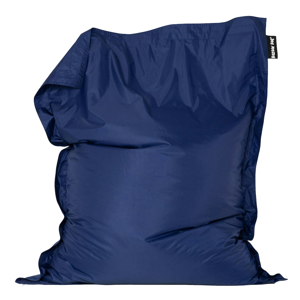 image 1 of icon Bazaar Bag Navy Blue Giant Indoor Outdoor Bean Bag Lounger Blue | Blue