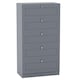 image 9 of Vida Designs Altino 3 Piece Bedroom Set (2 Drawer Bedside, 5 Drawer Chest, 3 Door 2 Drawer Mirrored Wardrobe), Grey
