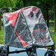 image 6 of PawHut Dog Stroller Rain Cover, Cover for Dog Pram Buggy for, Large, Medium Dogs