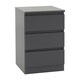 image 6 of Malvern 4 Piece Bedroom Set With 2 Door Double Wardrobe Grey