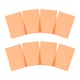 image 1 of Pack of 8 A4 Plain Peach Dyslexia Overlay Reading Sheets  - PET Material, Rounded Corners | Orange | Peach