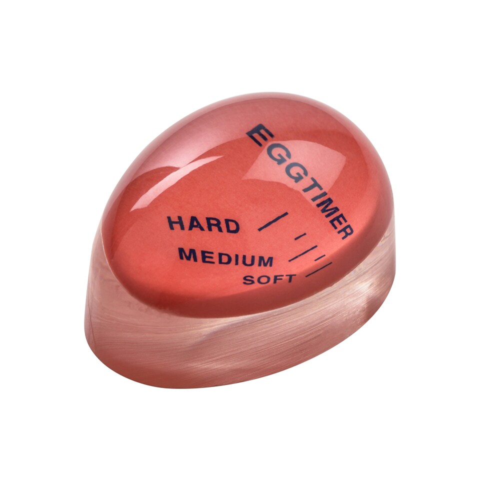image 1 of Orsina Bianco Red Resin Egg Timer