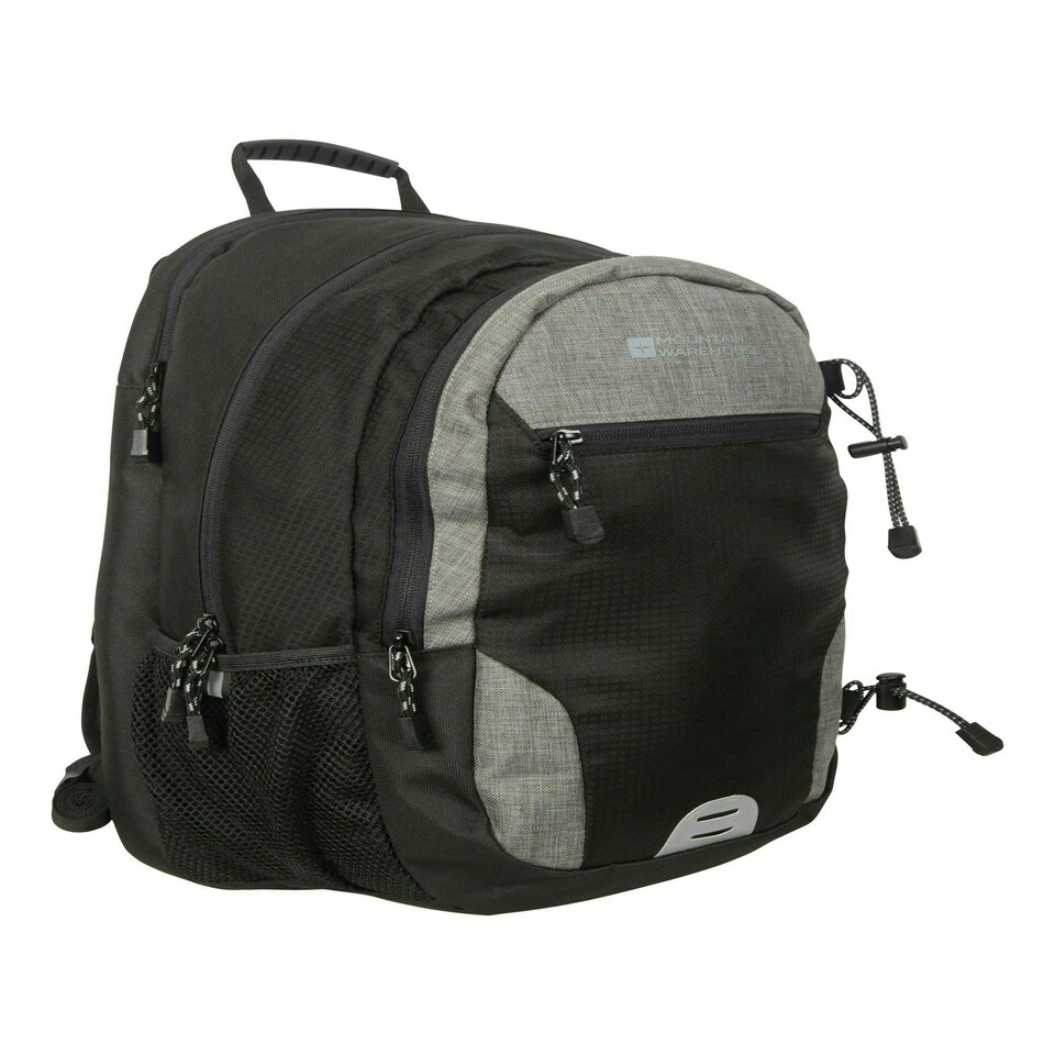 image 1 of Mountain Warehouse Quest Laptop Bag Bottle Pocket Padded Back Backpack - 30L Blue