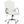 White, Vinsetto Home Office Chair with Adjustable Height Tilt Function Cream White | Cream | White | One Size