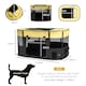 image 2 of PawHut Portable Dog Pen for Puppies, Rabbits, Kittens, Guinea Pigs - Yellow