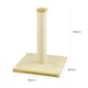image 3 of KCT Small Beige Scratching Post for Indoor Cats & Kittens - 40cm