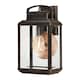 image 1 of Byron 1 Light Outdoor Medium Wall Lantern Light Imperial Bronze IP44, E27