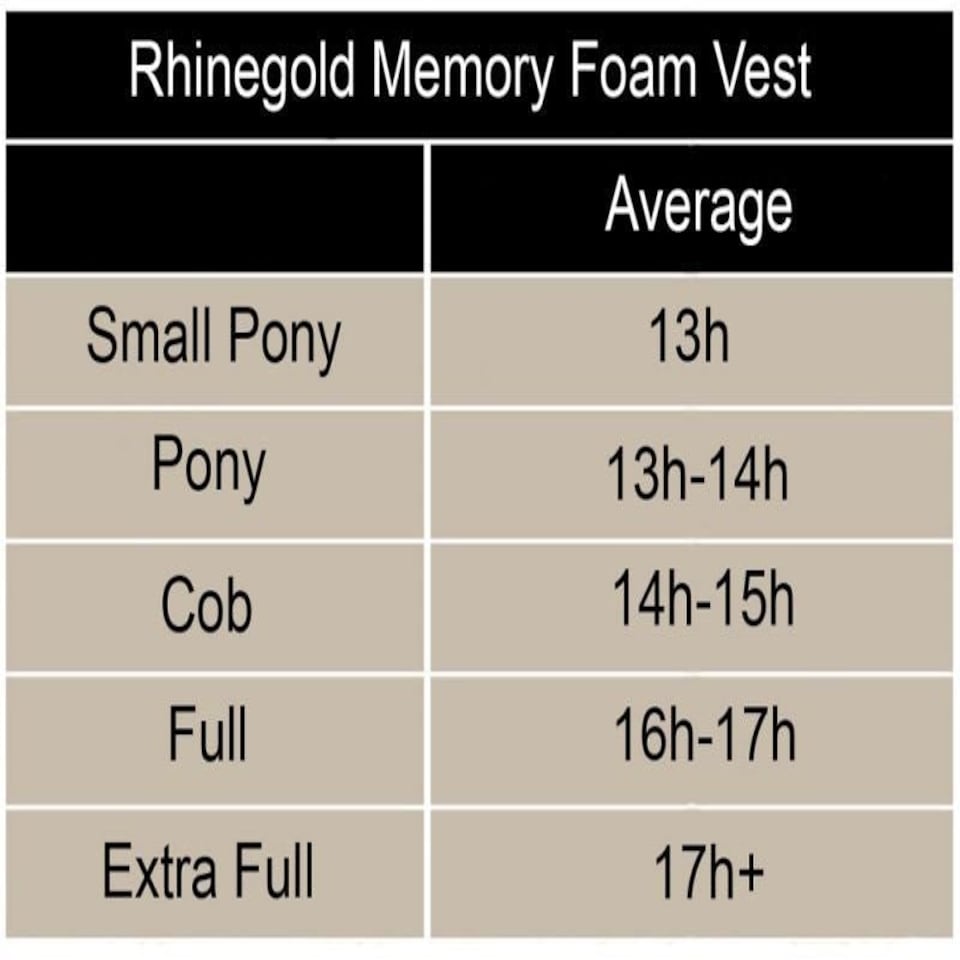 image 1 of Rhinegold Memory Foam Vest Black | Size: Small Pony
Colour: Black