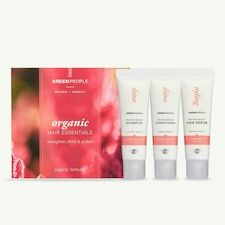 Green People Organic Hair Essentials Set - For Shine & Volume - Silicone & SLS Free - Vegan, Organic & Cruelty Free