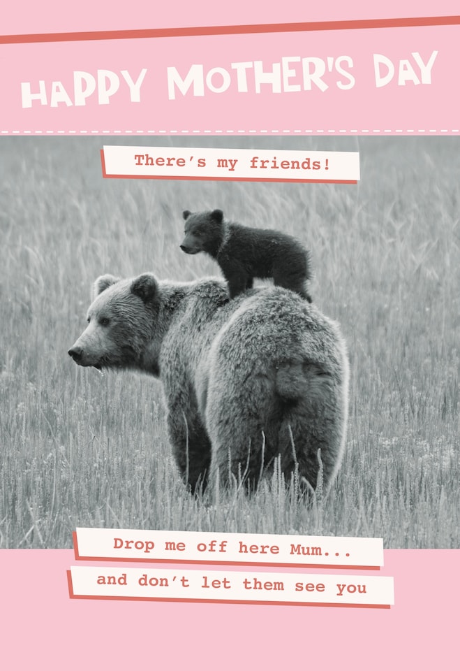 image 1 of Drop Me Off Here... - Funny Mother's Day Card