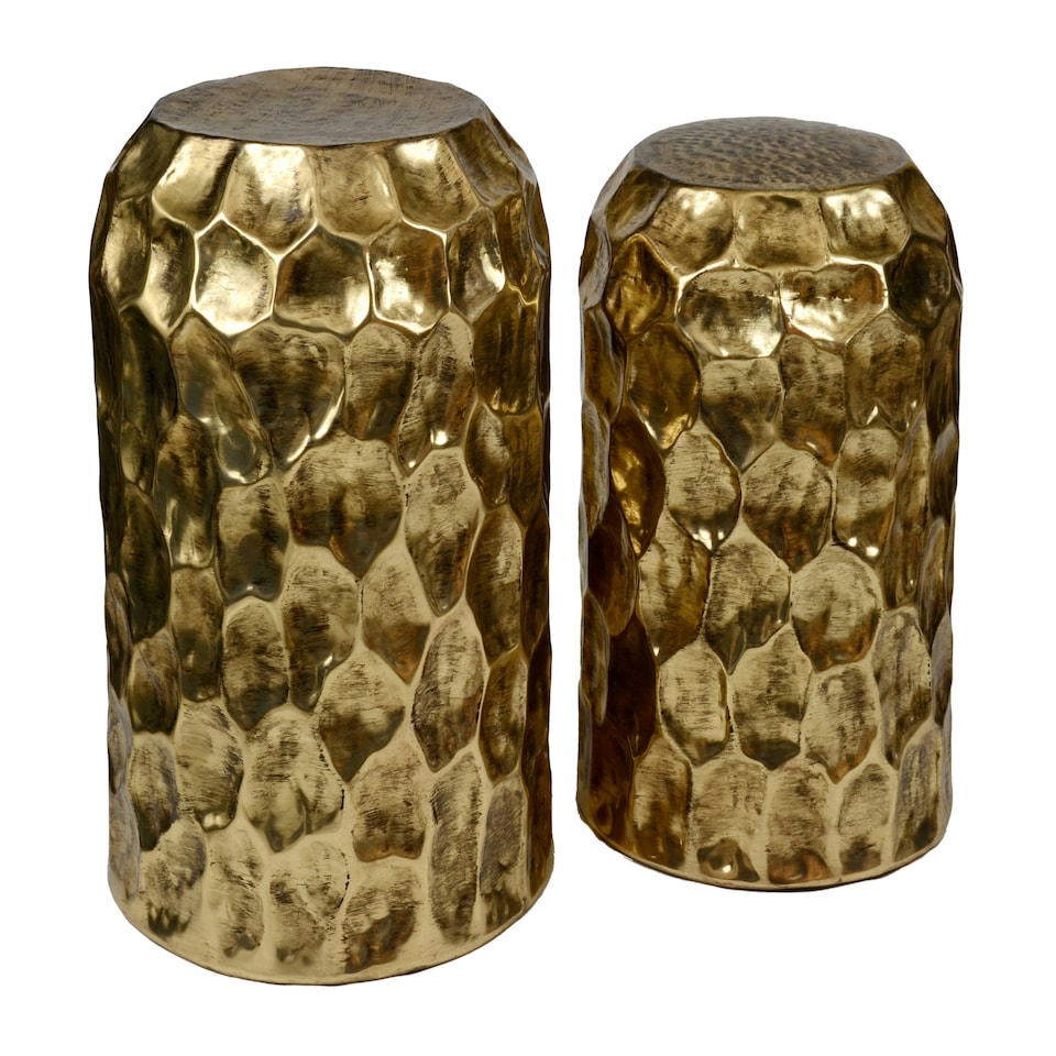 image 1 of Interiors by Premier Set Of 2 Stools Brown