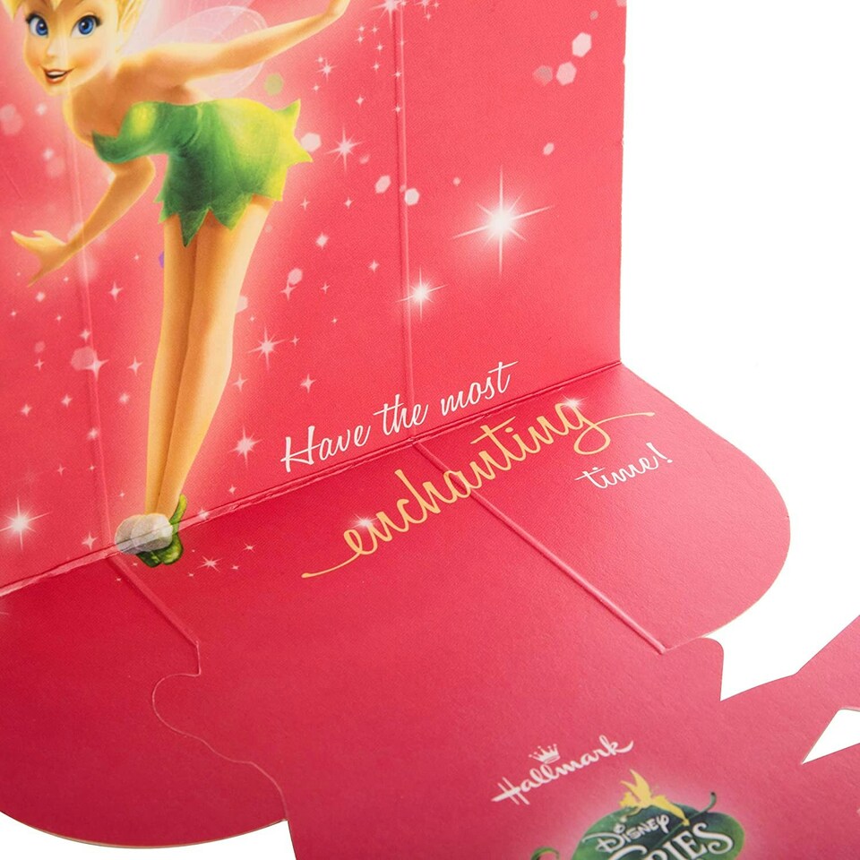 image 1 of 3D Sculpture Birthday Card Disney Fairies Paper WOW Design
