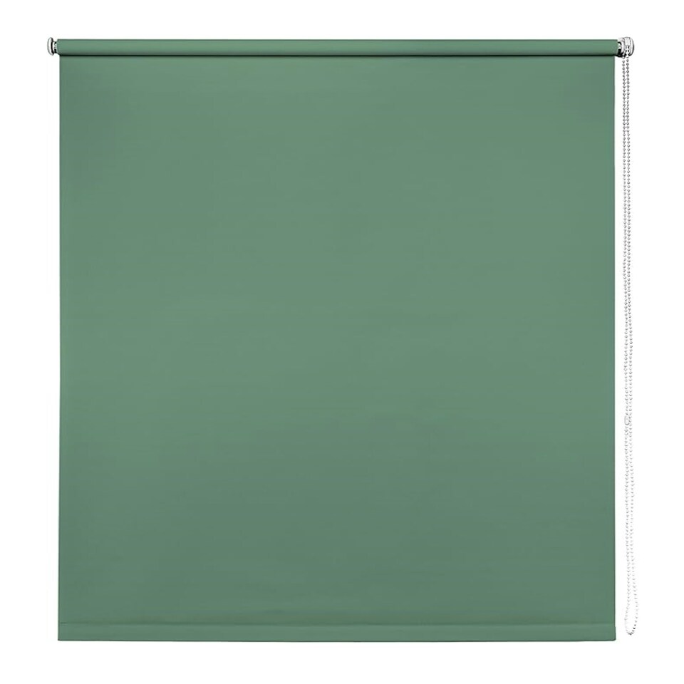 image 1 of 160cm Basil Trimmable Thermal Blackout Roller Blinds Grey | Grey
