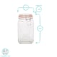 image 3 of Argon Tableware Square Glass Jars with Clip-Top Lids - 1.25L - Pack of 3