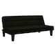 image 2 of Kebo Sofa Bed Sofa in Velvet Black Black | Black
