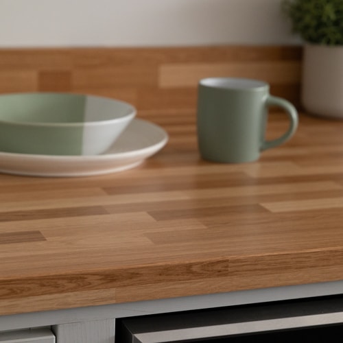 Sticky Back Plastic Modern Butchers Block Wood Effect Kitchen Self-adhesive Vinyl Wrap for Cupboards, Doors and Worktops 67.5cm x 1m - d-c-fix