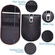image 2 of KAV Faraday Key Fob Protector Carbon Fiber Compact RFID Signal Blocking Pouch for Pocket Size Car Key Wallets (Pack of 3)
