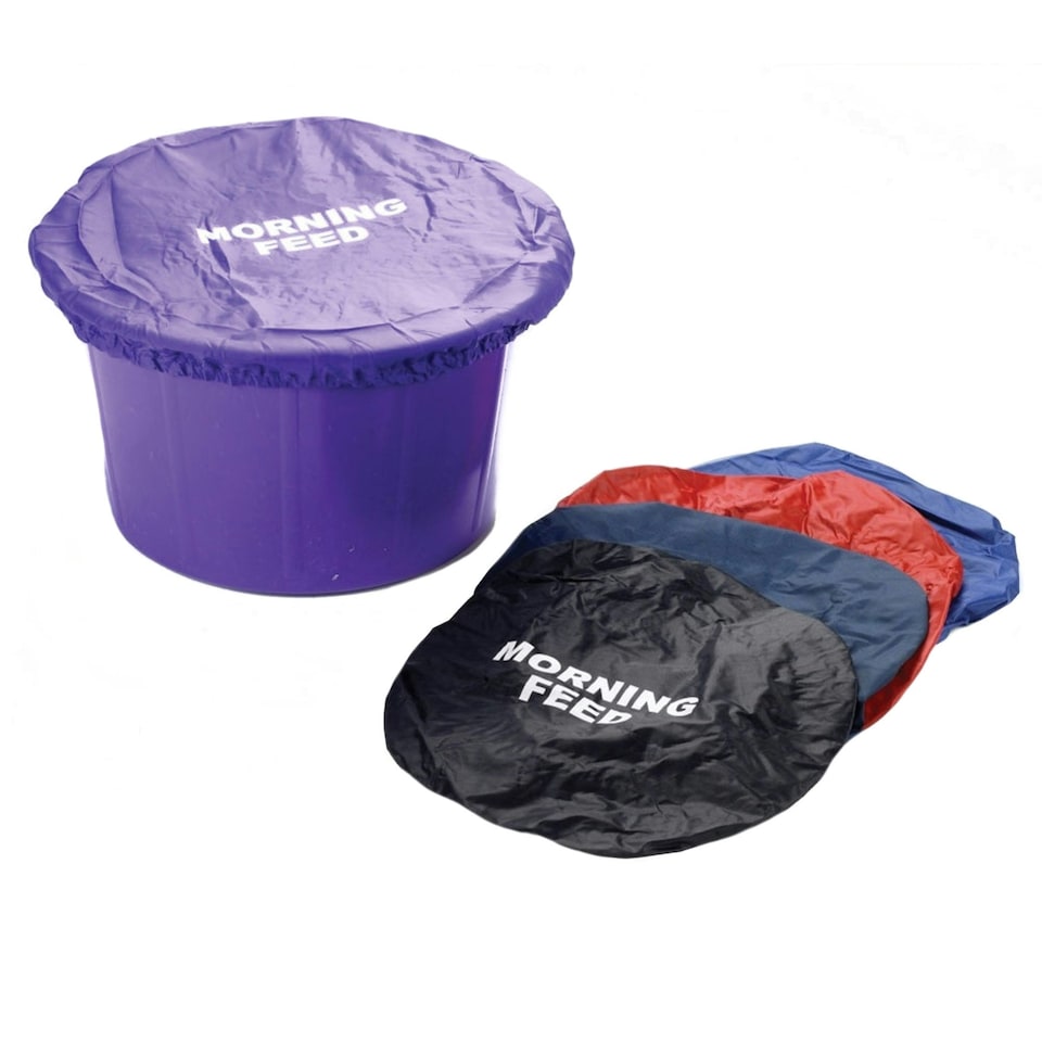 image 1 of Lincoln Morning Feed Bucket Cover - Black - One Size