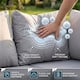 image 5 of Alivio 5-Seater PE Rattan Patio Corner Sofa Set with Table, Anti-UV Cushions