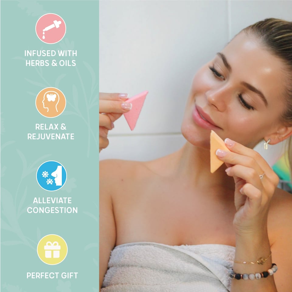 image 1 of SMUG Shower Steamer Set (pack of 2) - Relaxing & Energising
