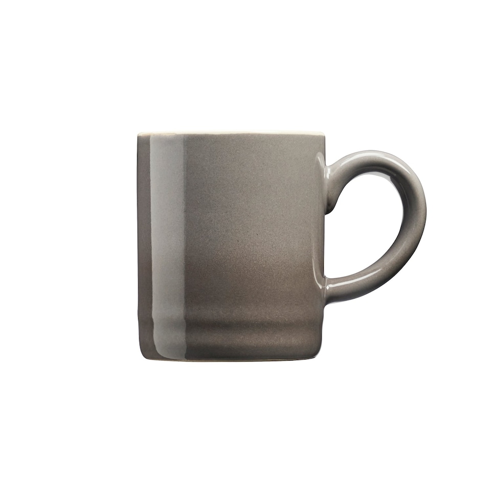 image 1 of Cooks Professional 4 Piece Espresso Cup Set | Durable Stoneware Mini Mug | 100ml | Grey | Grey
