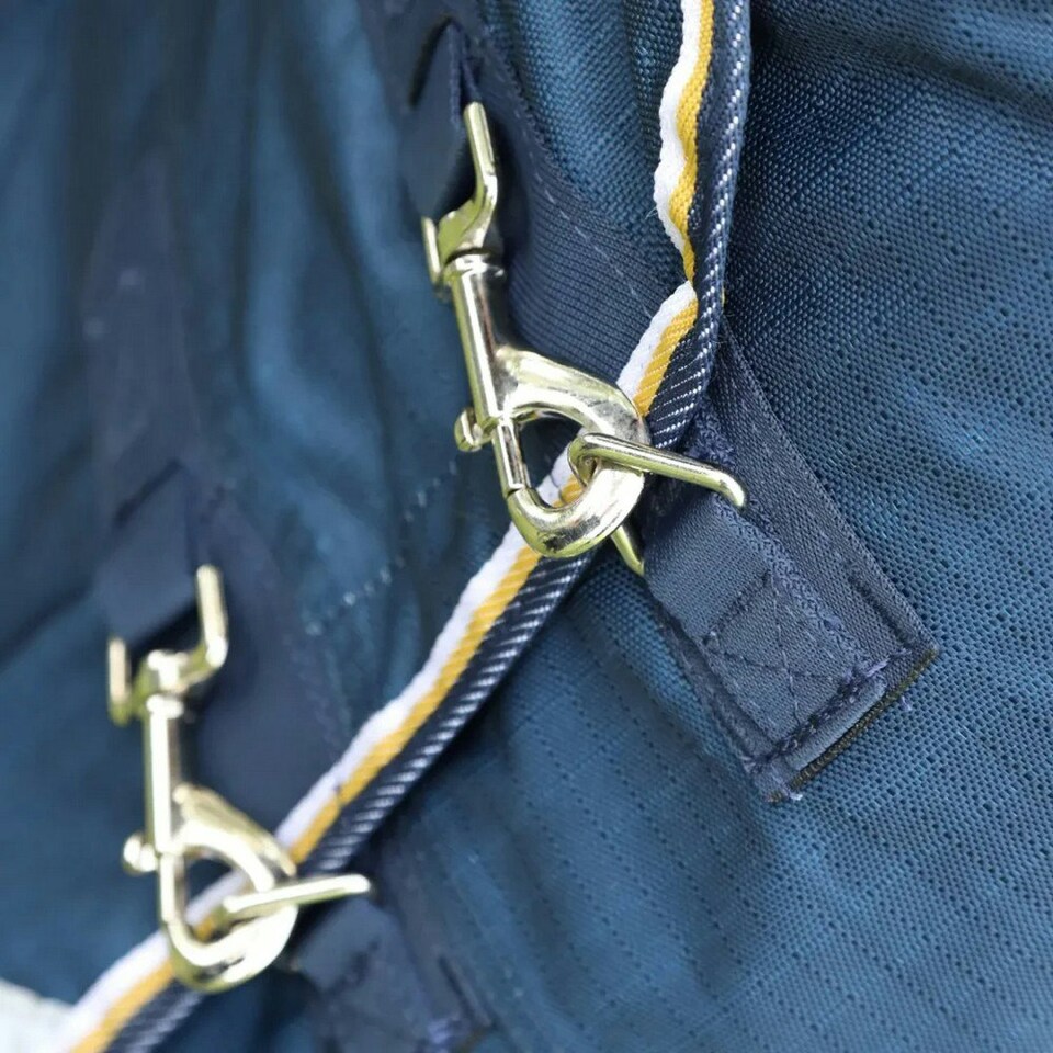 image 1 of Highlander Plus Combo Neck Lite Horse Turnout Rug - Navy - 7´