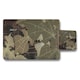 image 1 of 12 Piece Placemats And Coasters Set With Designer Artwork And Wood Bottom