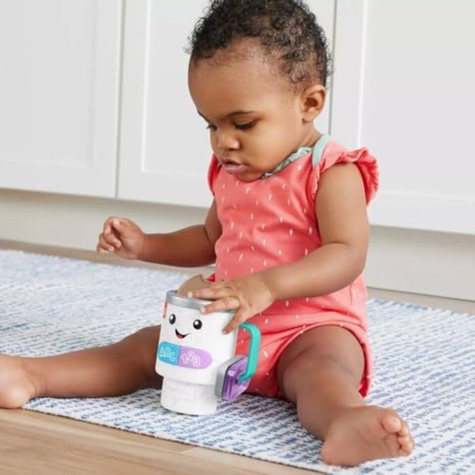 image 1 of Fisher Price Laugh And Learn Wake Up Coffee Mug Toy