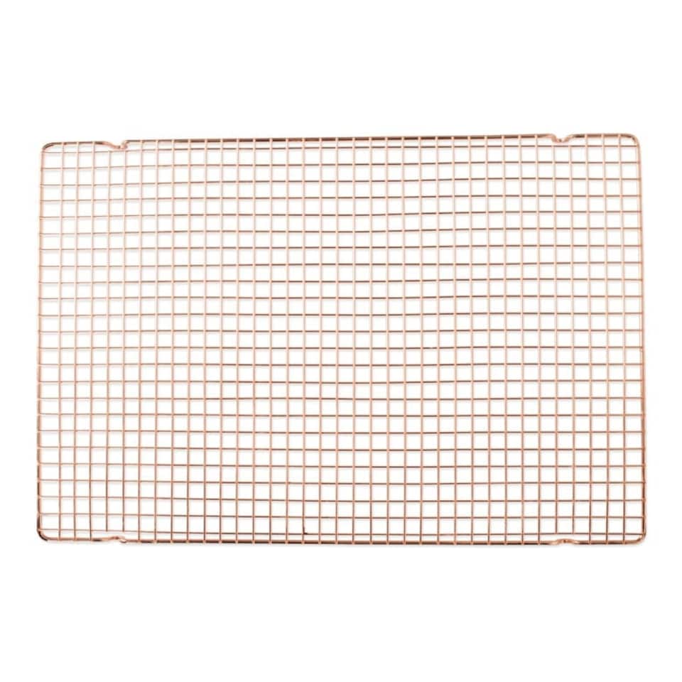 Cooling Rack: 40.5cm x 50.5cm Extra Large Nordic Ware Cooling Rack, Copper Plated