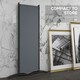 image 7 of Outsunny 4 Panel Folding Room Divider,Portable Privacy Panel for Garden Grey