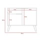 image 7 of Vegas, Small Sideboard With 2 Doors And Drawer Brown