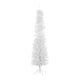 image 1 of 6ft White Slim Line Christmas Tree