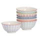 image 1 of Nicola Spring Hand-Printed Cereal Bowls - 16cm - 6 Colours - Pack of 6 | Multi | Multi