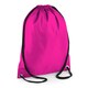 image 1 of BagBase Budget Water Resistant Sports Gymsac Drawstring Bag (11 Litres) - Fuchsia - One Size Pink | One Size