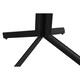 image 7 of Table set with 2 chairs Home ESPRIT Black Metal polypropylene 60 x 60 x 102 cm N/A