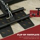 image 6 of SPORTNOW Pull Up Station Power Cage with Adjustable Seat, Home Gym - Red