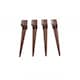 image 7 of 4x Heavy Duty Drive Down Fence Post Anchor Spike Grip Holder - 75 x 750mm | Brown | 4