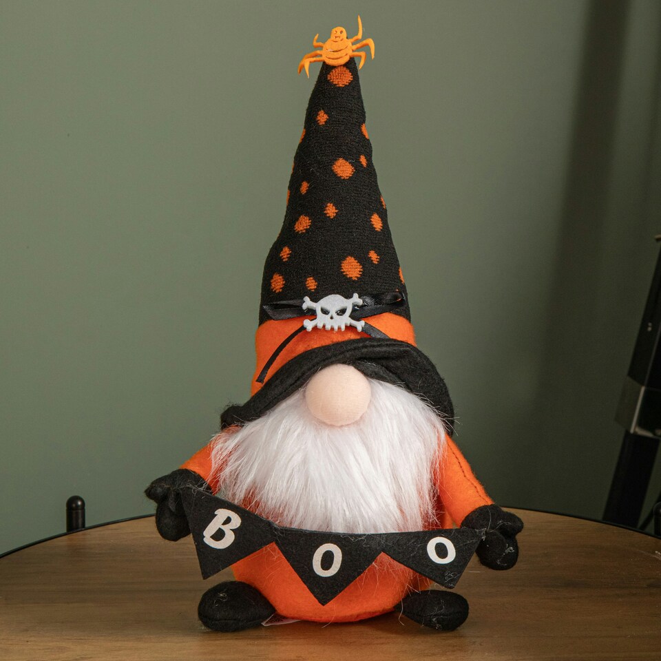 image 1 of 33cm Mr Halloween Plush Seated Gonk Decoration