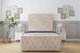 image 1 of Sloomy Watson Sand Naples Bed Frame With 50" Upholstered Headboard 6' Super King