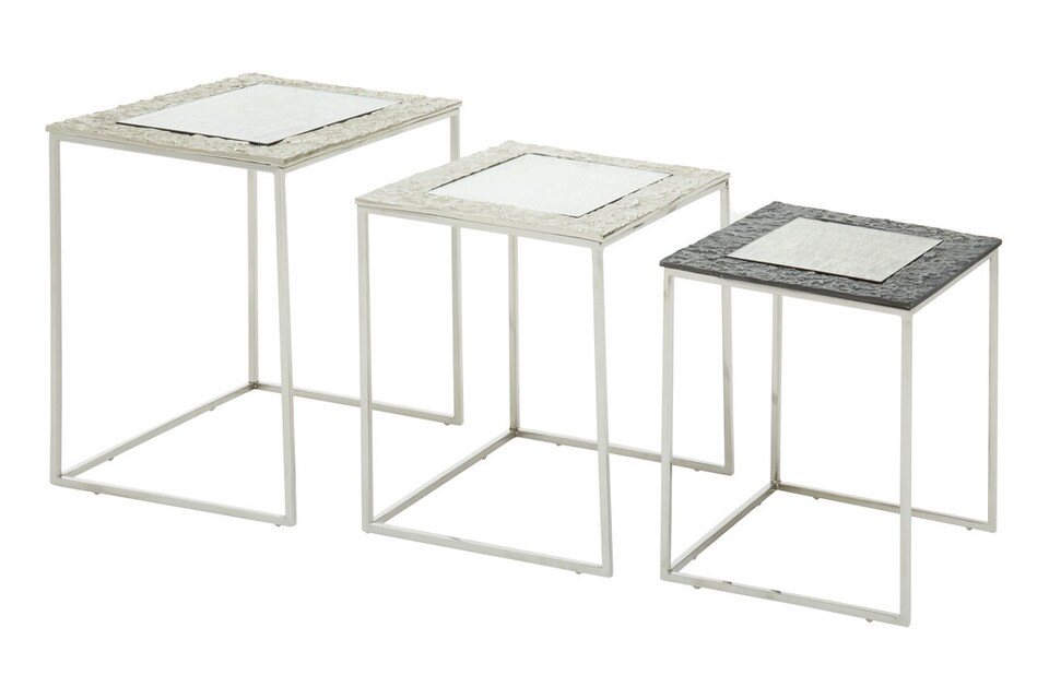 image 1 of Akola Set Of 3 Rectangular Nesting Tables