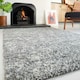 image 2 of KUKOON Silver Grey Mottled Shaggy Living Room Area Rug 200cm x 290cm Grey