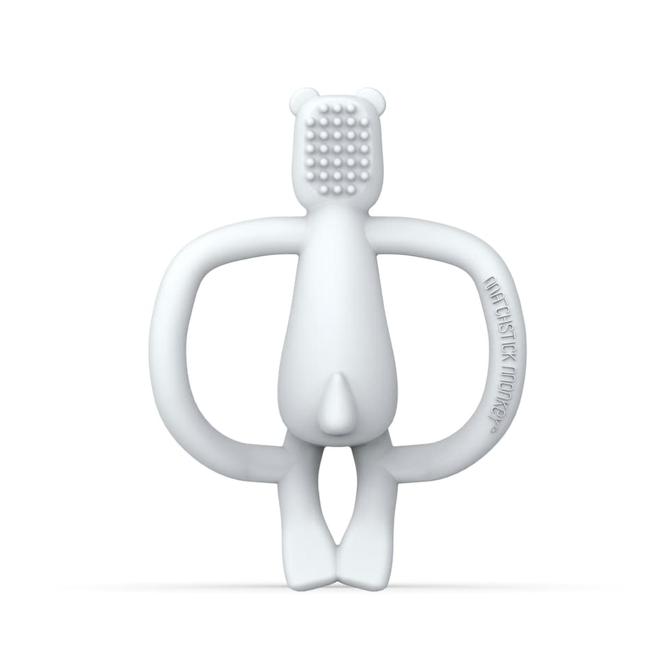 image 1 of Matchstick Monkey Animal Teether Pomelo Polar Bear