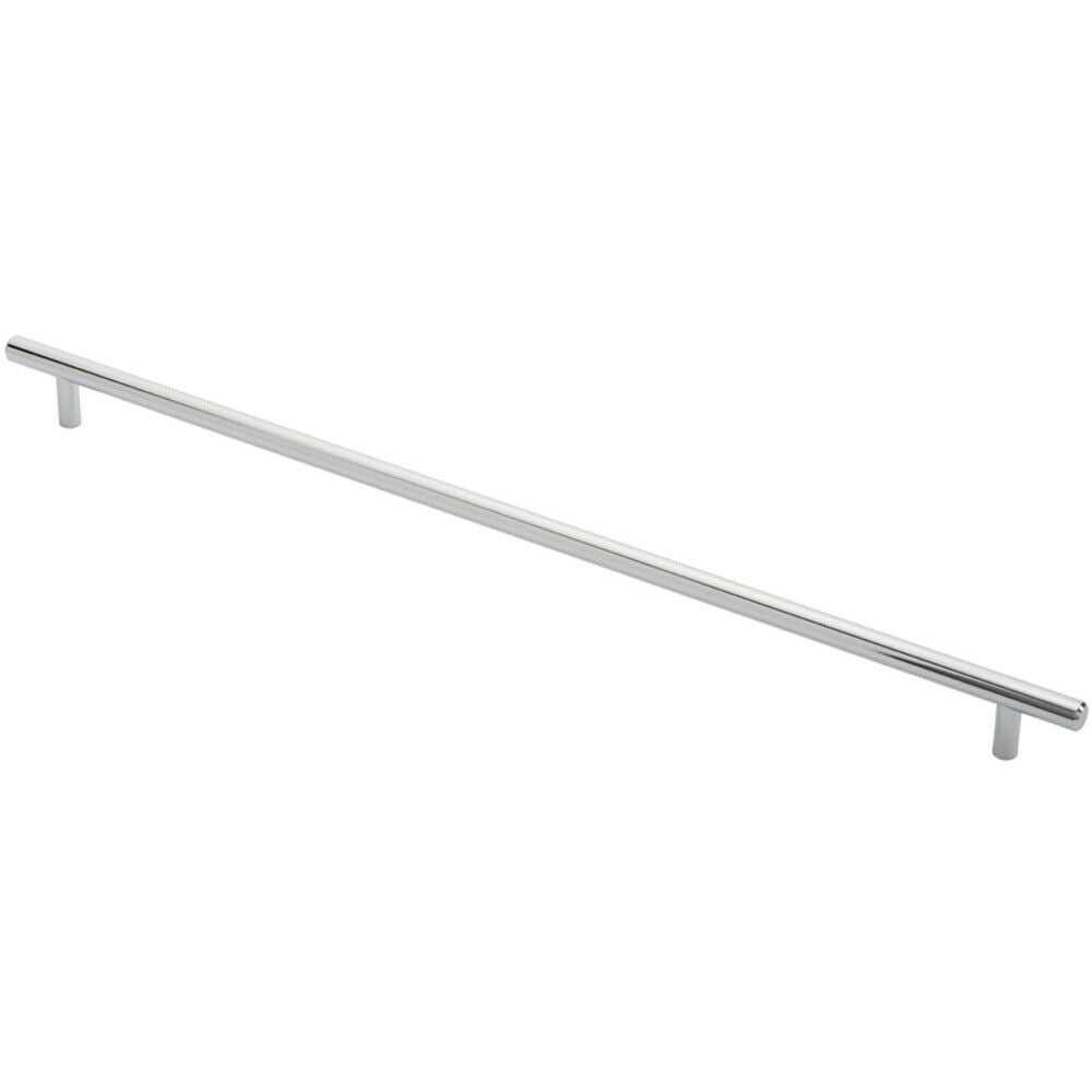 Loops Round T Bar Cabinet Pull Handle 508 x 12mm 448mm Fixing Centres Chrome