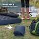 image 6 of Outsunny King Inflatable Mattress with Hand Pump, Pillows, 203 x 152 x 22cm