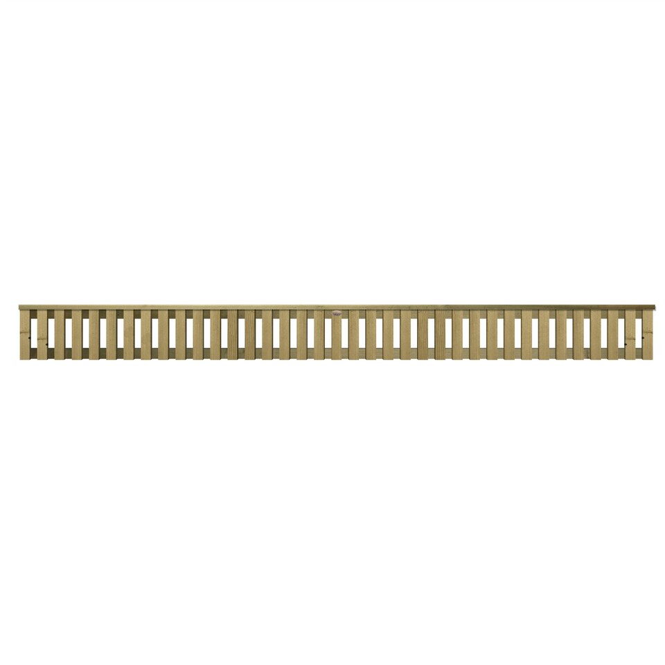 image 1 of Premier Tuscany Wooden  W:6ft x H:0.5ft Trellis Fence Panel Topper Screen (Pack of 3)
