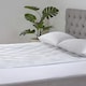 image 1 of BHS Hotel Collection Plush Topper, King White | King