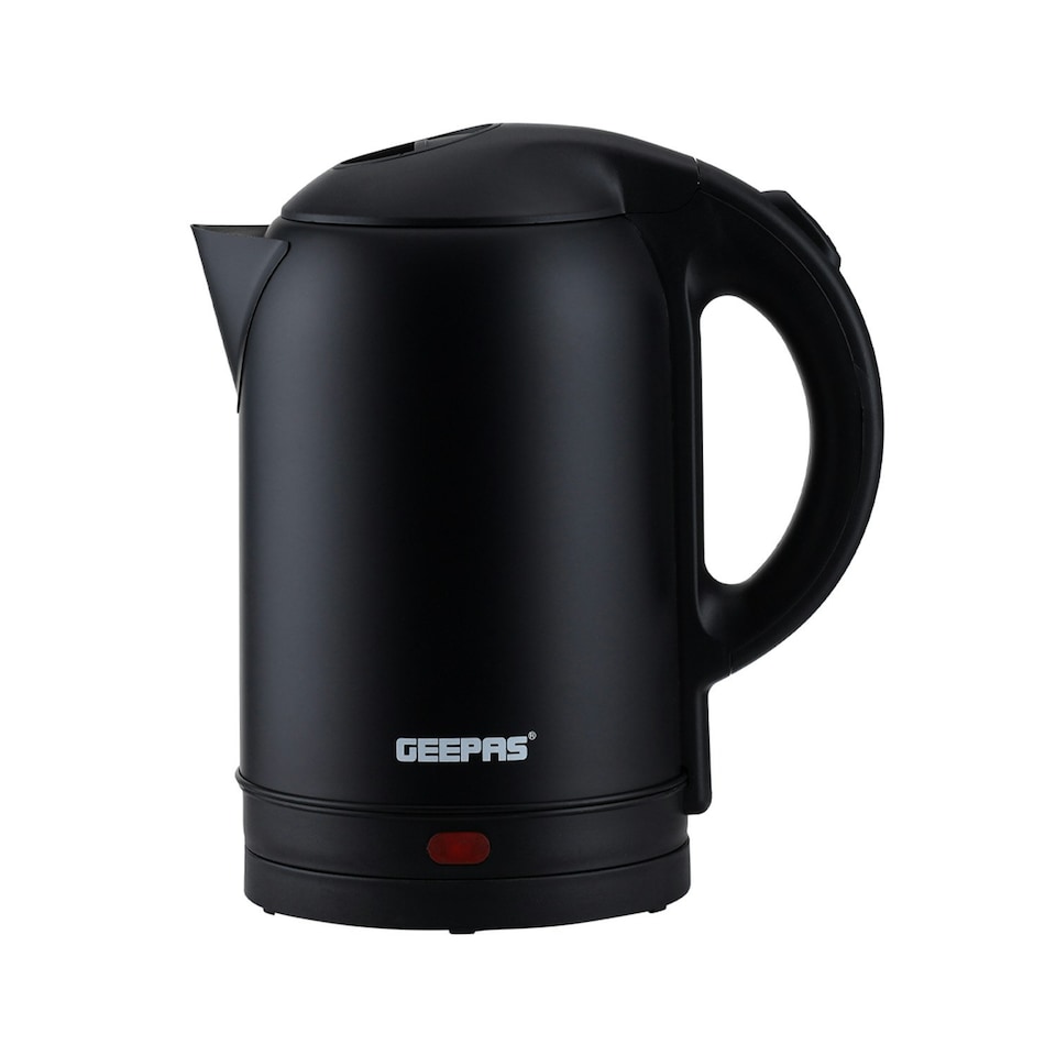 image 1 of GEEPAS Electric Kettle | 1.8L  Stainless Steel, 1800W Matte Black