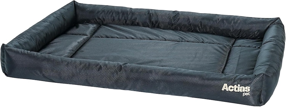 image 1 of Actiaspet Waterproof Dog Crate Bed Non-Slip Base Multiple Sizes (Grey, Extra Large)