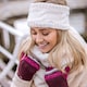 image 3 of Ladies Cable Knitted Fleece Lined Thermal Winter Ear Warmer Headband | Black | Black/Grey | One Size | 1